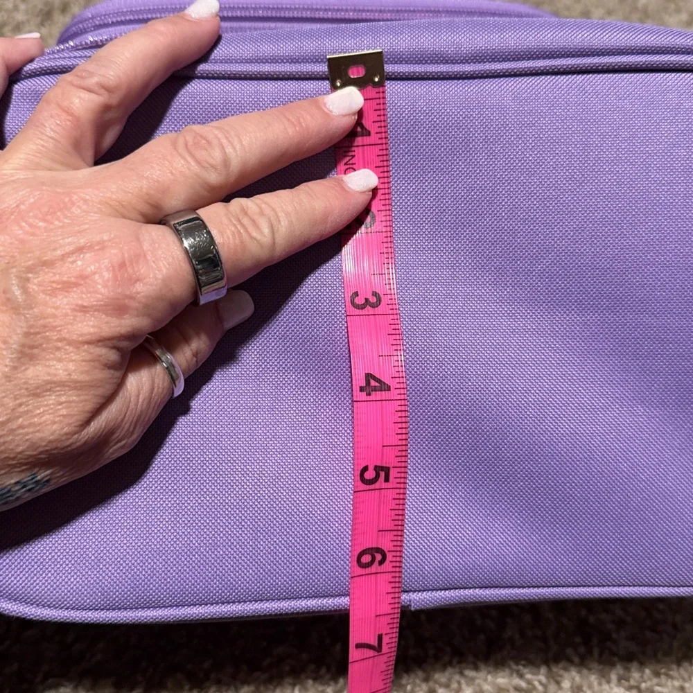 Purple FlowFly insulated lunch / travel bag or camera case - NWOT!